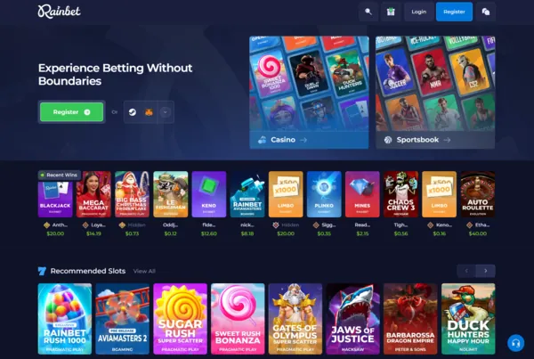 rainbet home page