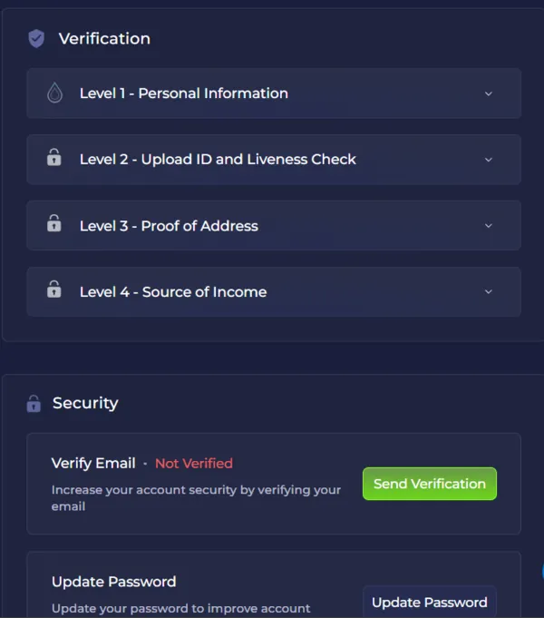 rainbet verify page